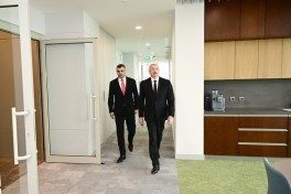 Президент Ильхам Алиев принял участие в открытии нового здания Центрального банка - ФОТО 