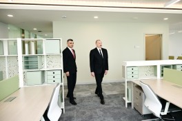 Президент Ильхам Алиев принял участие в открытии нового здания Центрального банка - ФОТО 