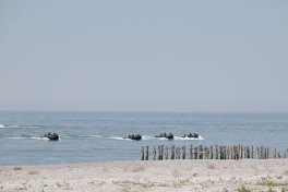 В Каспийском море проводятся тактические учения ВМС Азербайджана  с боевой стрельбой