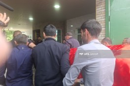 Погибший в результате атаки беспилотника на судно в Азовском море Фуад Оруджев похоронен в Хачмазе — ФОТО 