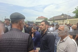 Погибший в результате атаки беспилотника на судно в Азовском море Фуад Оруджев похоронен в Хачмазе — ФОТО 