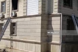 В Джульфе произошёл пожар в жилом доме, пострадали женщина и её малолетний ребёнок — ФОТО 