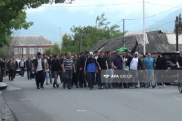 Погибший в результате атаки беспилотника в Азовском море Магомед Алиев похоронен в Загатале -ФОТО 