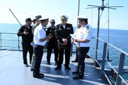 В ВМС Азербайджана проведены тактические учения с боевой стрельбой — ВИДЕО 
