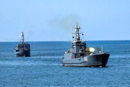 В ВМС Азербайджана проведены тактические учения с боевой стрельбой — ВИДЕО 
