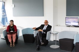 Лейла Алиева встретилась с исполнительным секретарём UNFCCC