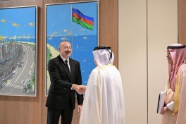 Президент Ильхам Алиев принял делегацию в составе руководителей структур-членов Арабской координационной группы-ФОТО 