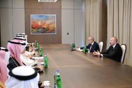 Президент Ильхам Алиев принял делегацию в составе руководителей структур-членов Арабской координационной группы-ФОТО 