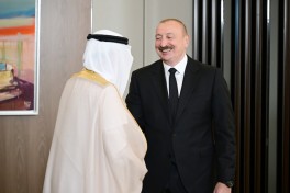 Президент Ильхам Алиев принял делегацию в составе руководителей структур-членов Арабской координационной группы-ФОТО 