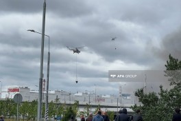 В Москве после атаки украинского беспилотника горит рынок «Садовод»-ФОТО 