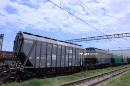 Российское зерно отправлено в Армению транзитом через территорию Азербайджана-ОБНОВЛЕНО -ФОТО 
