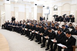 Президенты Азербайджана и Туркменистана выступили с заявлениями для прессы-ФОТО 