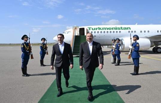 Президент Туркменистана прибыл в Физулинский район