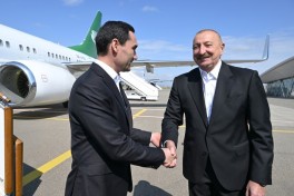 Президент Туркменистана прибыл в Физулинский район