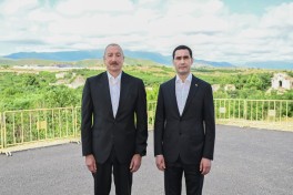 Президенты Азербайджана и Туркменистана осмотрели разрушенные места в городе Физули