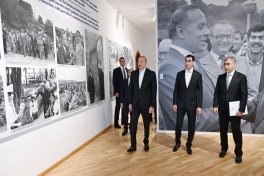 Президенты Азербайджана и Туркменистана ознакомились в Шуше с выставкой «Гейдар Алиев и Карабах»