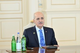 Президент Ильхам Алиев принял председателя Великого Национального Собрания Турции