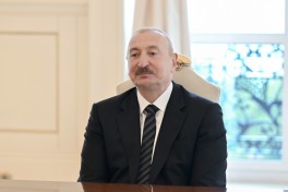 Президент Ильхам Алиев принял председателя Великого Национального Собрания Турции