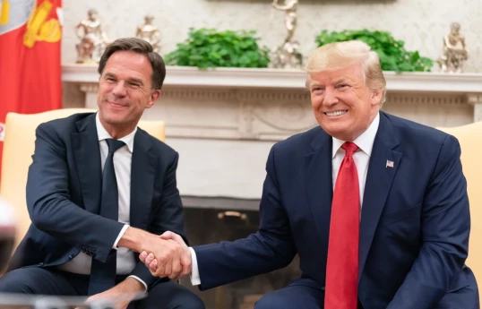 Генсек НАТО Марк Рютте,президент США Дональд Трамп