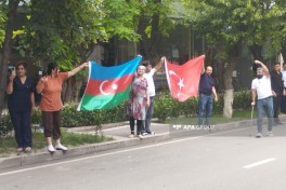 В Ханкенди проходит военный марш, посвящённый 108-й годовщине создания ВС Азербайджана-ФОТО 