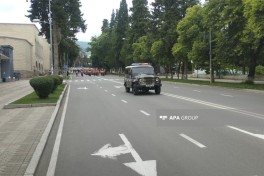 В Ханкенди проходит военный марш, посвящённый 108-й годовщине создания ВС Азербайджана-ФОТО 