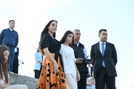 Лейла Алиева и Арзу Алиева приняли участие в церемониях открытия и презентациях в Приморском национальном парке-ФОТО 