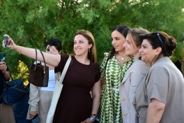 Лейла Алиева и Алена Алиева приняли участие в Благотворительном фестивале