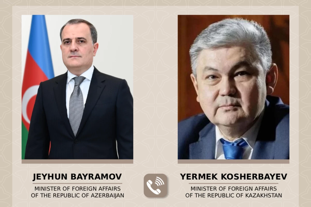 Состоялся телефонный разговор глав МИД Азербайджана и Казахстана