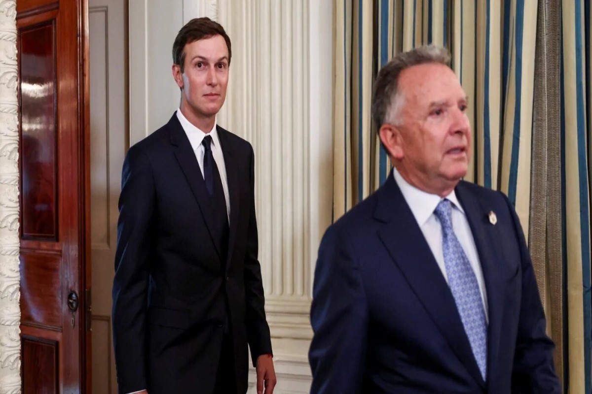 Джаред Кушнер и специальный представитель президента США по Ближнему Востоку Стив Уиткофф
