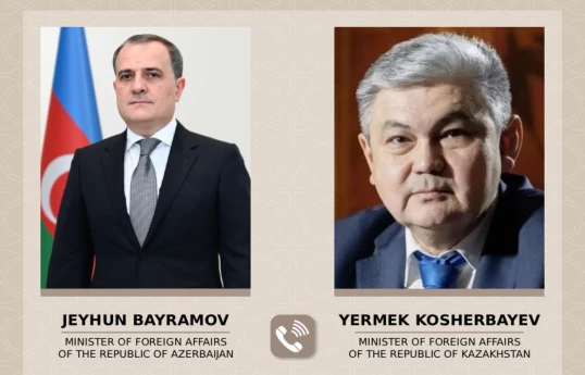 Состоялся телефонный разговор глав МИД Азербайджана и Казахстана
