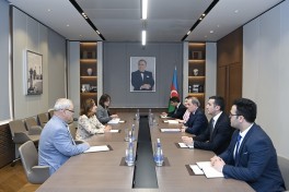Джейхун Байрамов встретился с гендиректором ICMP Кэтрин Бомбергер