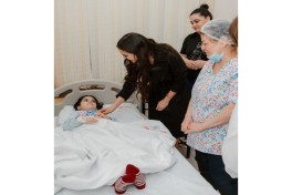 Лейла Алиева посетила Наримановскую детскую клиническую больницу Республиканского педиатрического центра