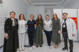 Лейла Алиева и Арзу Алиева посетили Педиатрический центр «Leyla Medical Center»