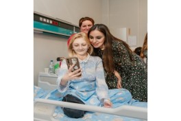 Лейла Алиева и Арзу Алиева посетили Педиатрический центр «Leyla Medical Center»