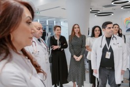 Лейла Алиева и Арзу Алиева посетили Педиатрический центр «Leyla Medical Center»