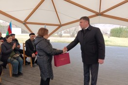 Состоялось очередное переселение в сёла Тезебина и Сеидбейли Ходжалинского района