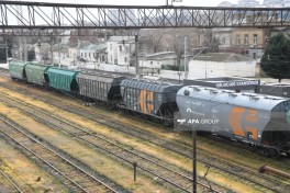 Вагоны с зерном из России, следующие транзитом через Азербайджан в Армению, отправлены из Баку-ФОТО 