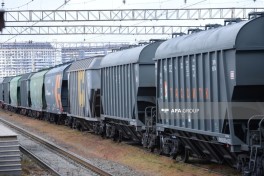 Вагоны с зерном, направляющиеся из России в Армению, сегодня отправлены из Баку-ФОТО 