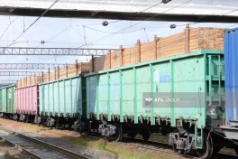 Вагоны с зерном, направляющиеся из России в Армению, сегодня отправлены из Баку-ФОТО 
