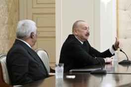 Президент Ильхам Алиев и Антониу Кошта выступили с заявлениями для прессы