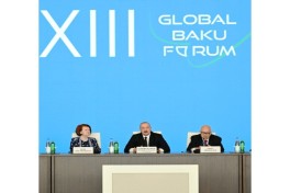 Проходит XIII Глобальный Бакинский форум, Президент Ильхам Алиев выступил на церемонии открытия-ОБНОВЛЕНО-2 