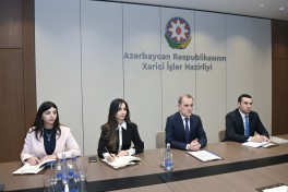 Джейхун Байрамов встретился с гендиректором Отделения ООН в Женеве
