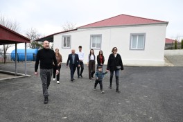 Президент Азербайджана ознакомился с работами по восстановлению частных жилых домов и инфраструктуры в селе Ханоба Ходжавендского района-ФОТО-ОБНОВЛЕНО 