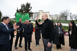 Президент Азербайджана ознакомился с работами по восстановлению частных жилых домов и инфраструктуры в селе Ханоба Ходжавендского района-ФОТО-ОБНОВЛЕНО 