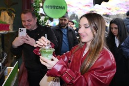 Алена Алиева посетила Новрузовскую ярмарку