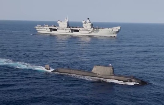 Британская атомная подводная лодка размещена в Аравийском море
