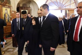 Состоялись похороны Илии II, в церемонии приняла участие Сахиба Гафарова — ФОТО 
