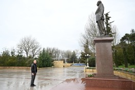 Президент Ильхам Алиев посетил Шамахинский район