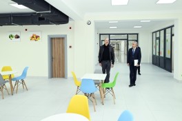 Президент Ильхам Алиев принял участие в открытии нового здания Европейского лицея в Шамахы