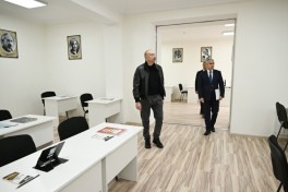 Президент Ильхам Алиев принял участие в открытии нового здания Европейского лицея в Шамахы